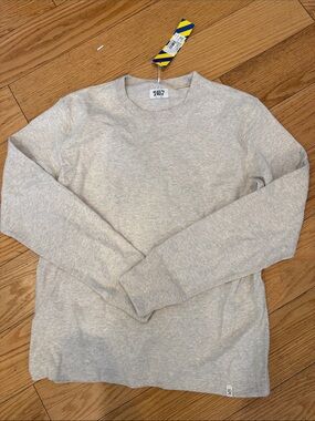 Sleepy Jones Light Heather Gray Crewneck Sweatshirt
